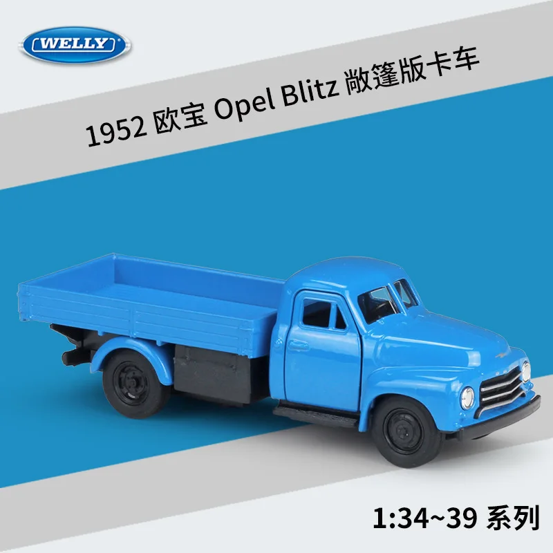 

WELLY 1:36 Scale 1952 Opel Blitz Diecast Metal Truck Model Toy Vehicles Car Model Collection Boys Toy for Childrens Gift B739
