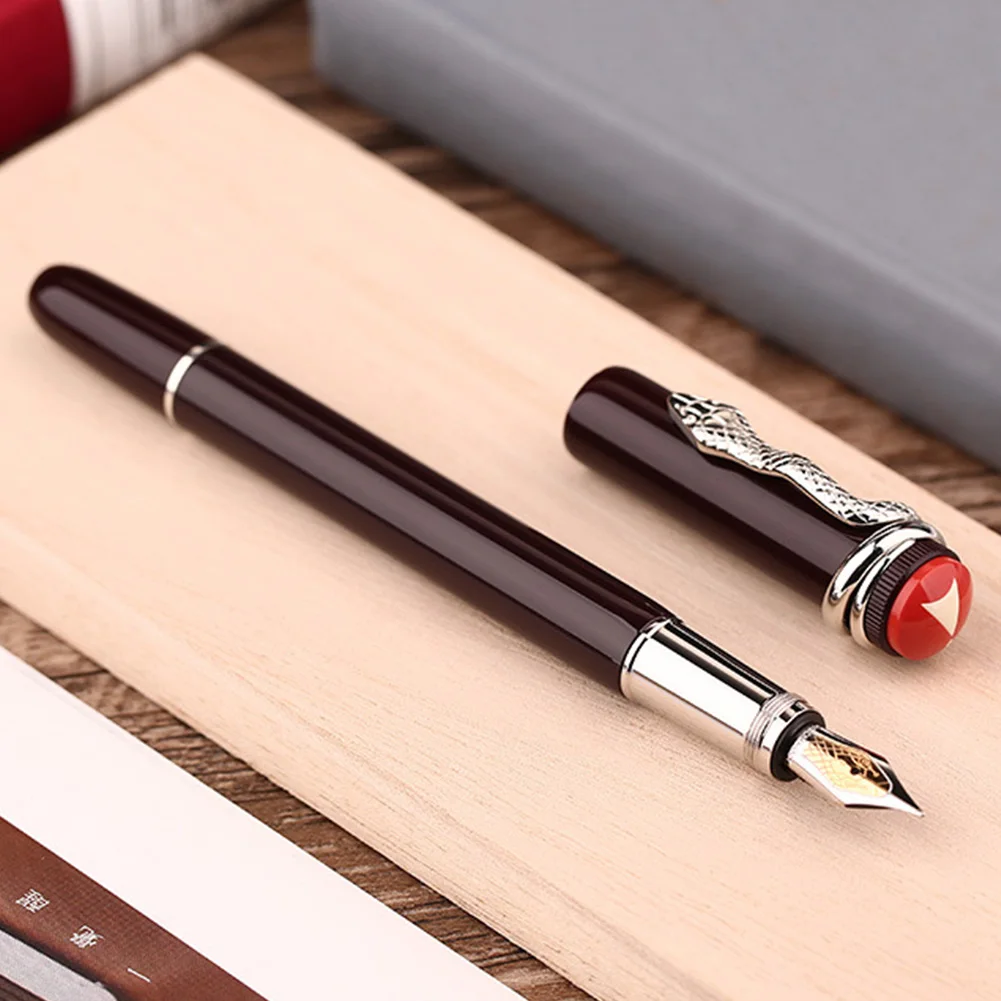 

F9 Student Snake Spider Writing Gifts Luxury Business Stationery Metal Pen Classic Office Smooth School Ink Absorbing
