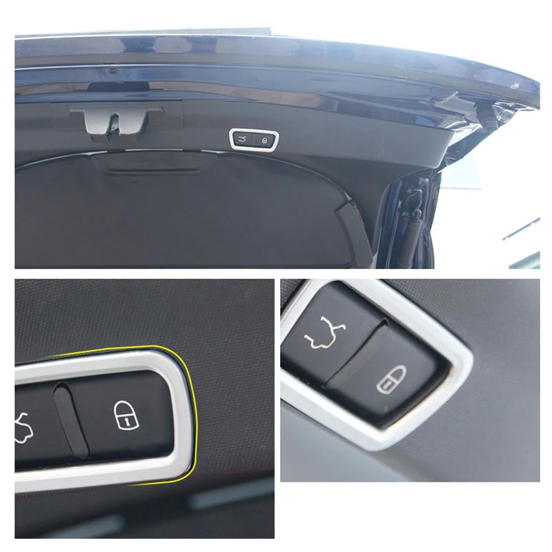 

Automobile Electric Tailgate Control Button Decorative Frame for Alfa Romeo Stelvio Interior Modification Accessories