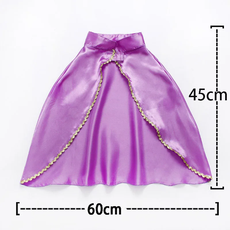 CL03-Purple Костюм принцессы; накидка; Красная Шапочка на Хэллоуин; накидка Анны; плащ принцессы для костюмированной вечеринки - Цвет: CL03-Purple