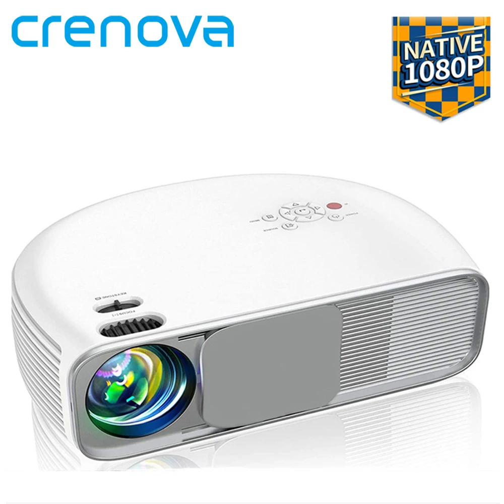 Мини-проектор светодиодный CRENOVA разрешение 1920*1080P поддержка Full HD | Электроника