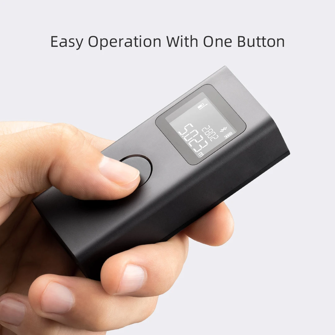 Умный лазерный дальномер Xiaomi Mijia MJJGCJYD001QW с ЖК-дисплеем 3 мм высокая точность