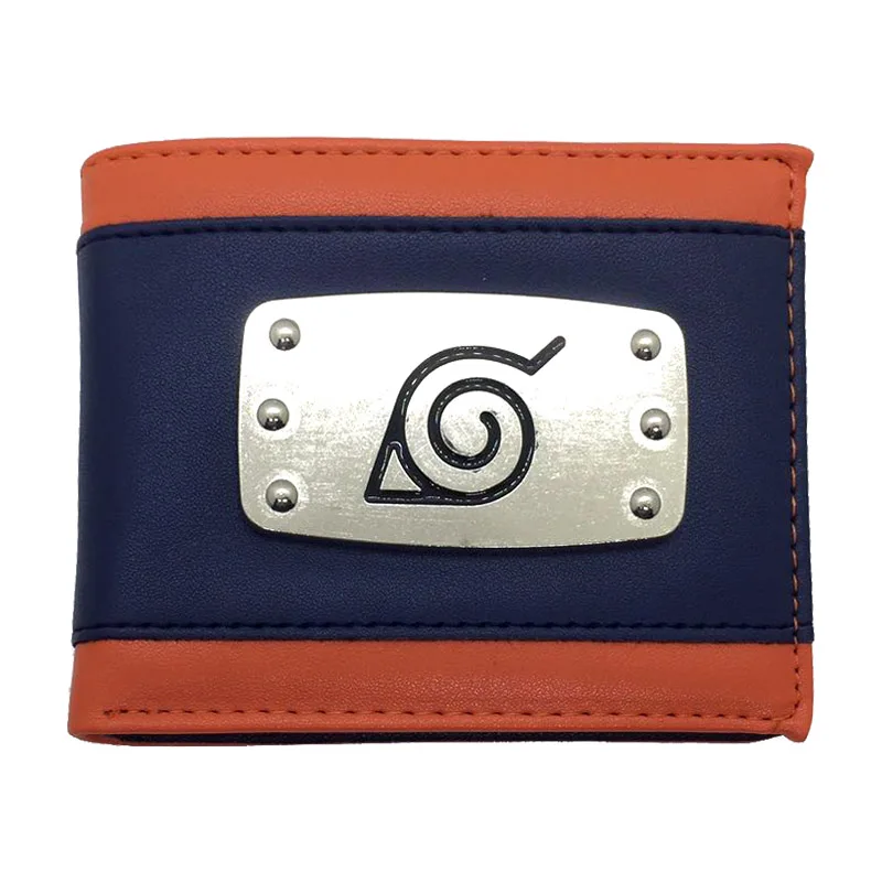 Аниме Кошелек Ураганные Хроники Скрытая лист ниндзя повязка на глаза для косплея