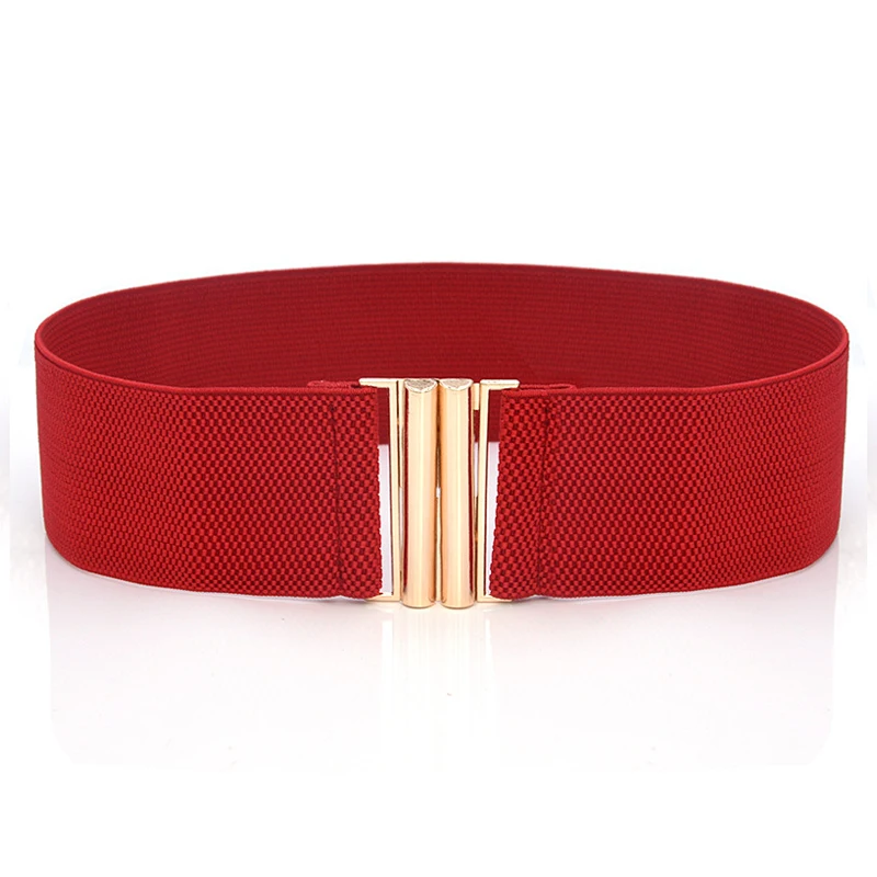 Женский эластичный пояс широкий корсет мягкая винтажная женская одежда красного