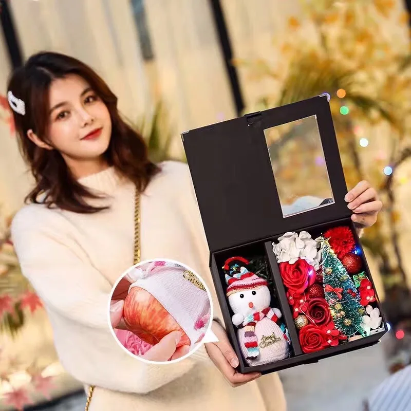 Подарочные коробки из крафт бумаги с прозрачным окном ПВХ прозрачные картонные