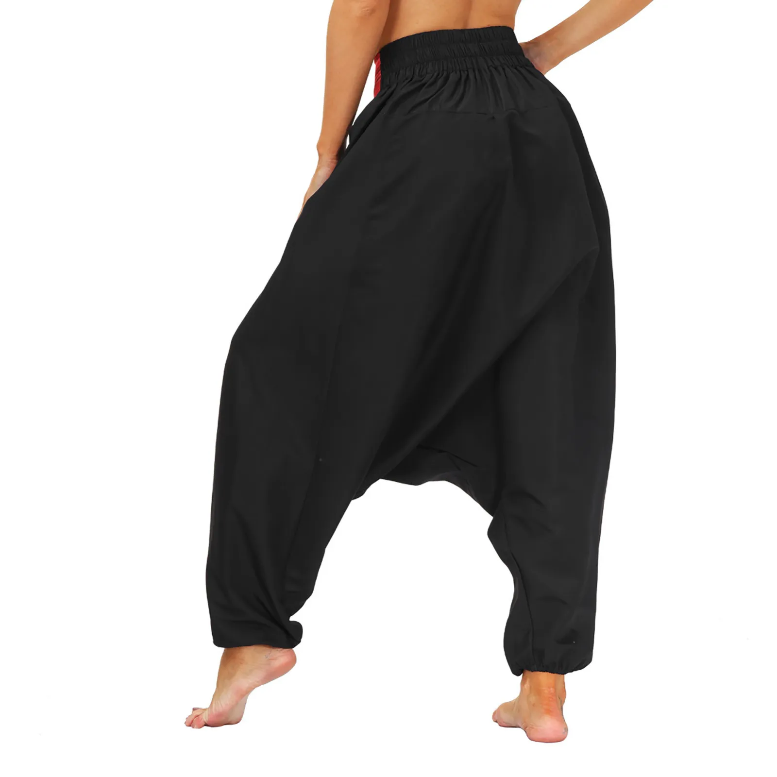 

Fashion Leggings For Women Pants Casual Solid Loose Yoga Bloomers Harem Wide Legs Pants Gym Leggings