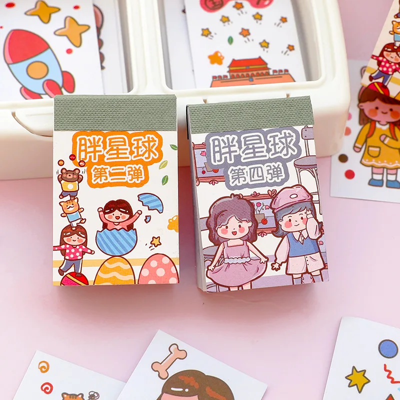 

50 листов Kawaii канцелярские наклейки свежие и прекрасные дневник планировщик декоративные мобильные наклейки Скрапбукинг DIY ремесло наклейк...