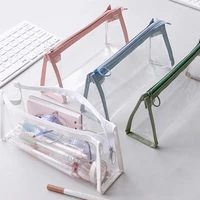 2021 new Start school School Supplies Box Transparent Phone Case Pencilcase Bag Large School Pencil Cases Pencil Cases