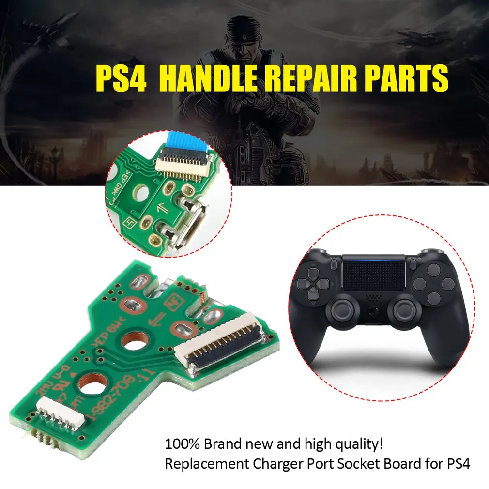Разъем USB для зарядки плата контроллера Sony PS4 Dualshock 011 030 040 055|Запасные части| |
