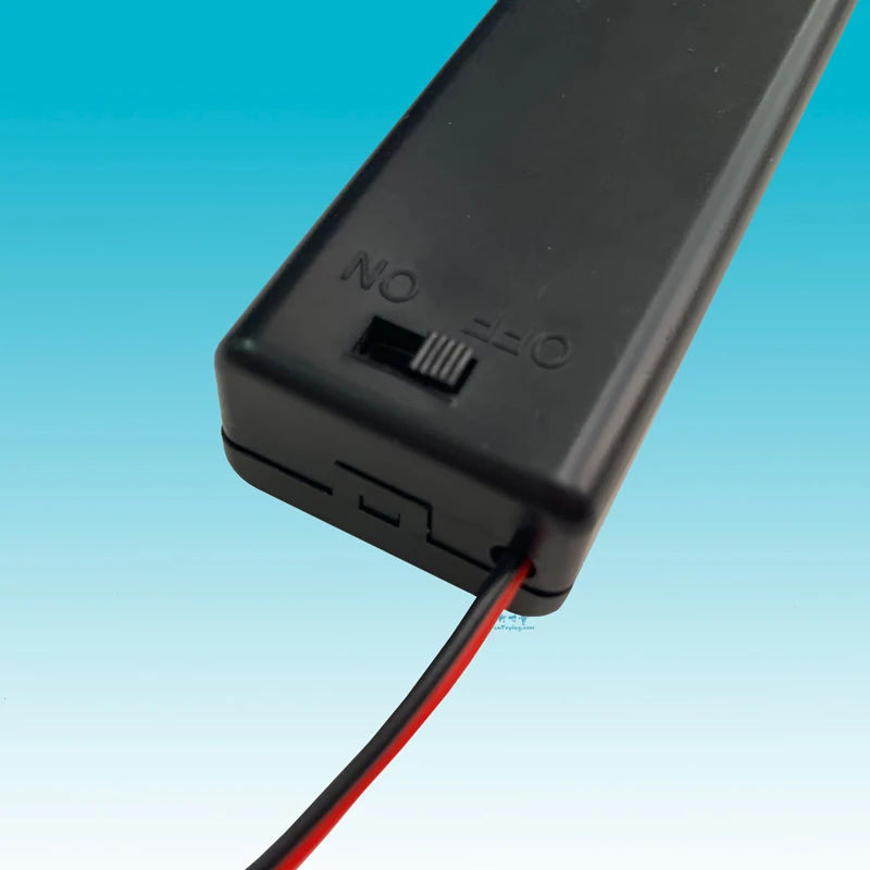 

battery holder/case with switch and linker plug for 2 X AAA battery