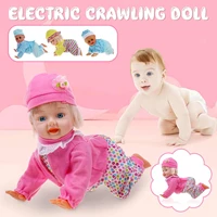 electric intelligent doll laughing singing crawling baby children kids doll toy boy girl toddler educational toys birthday gifts