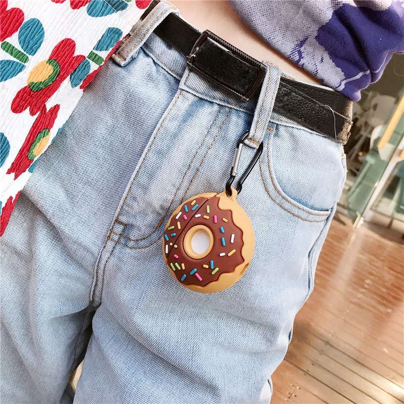 Новый милый силиконовый чехол с пончиком для Airpods pro Kawaii беспроводной Bluetooth