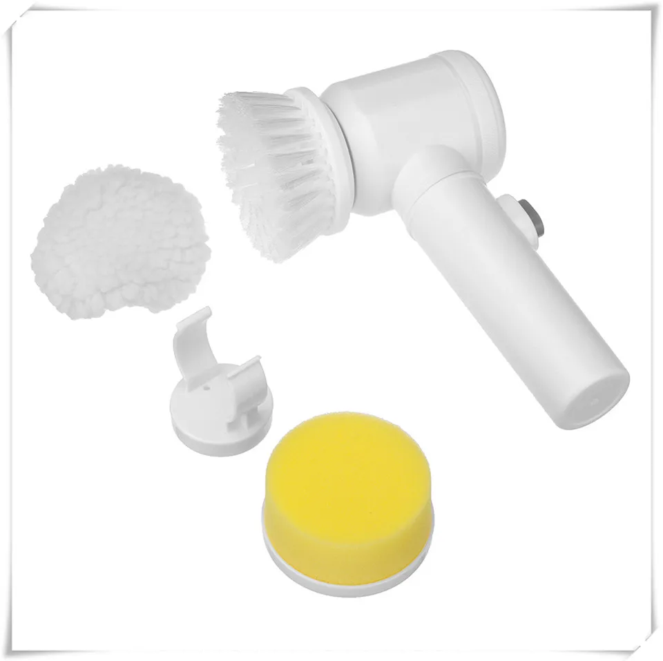 Cleaning Brush MSJO электрическая Чистящая Щетка вращающийся очиститель ураган Ванна мышечная скруббер щетка для ванной для туалета бытовые инструменты для уборки - Цвет: Cleaning Brush