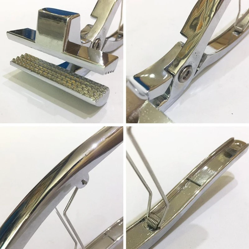 

7XEA Wide 6cm Alloy Art Tool Professional Canvas Pliers with Spring Return Handle, Mating Jaws, Canvas Stretching Tool