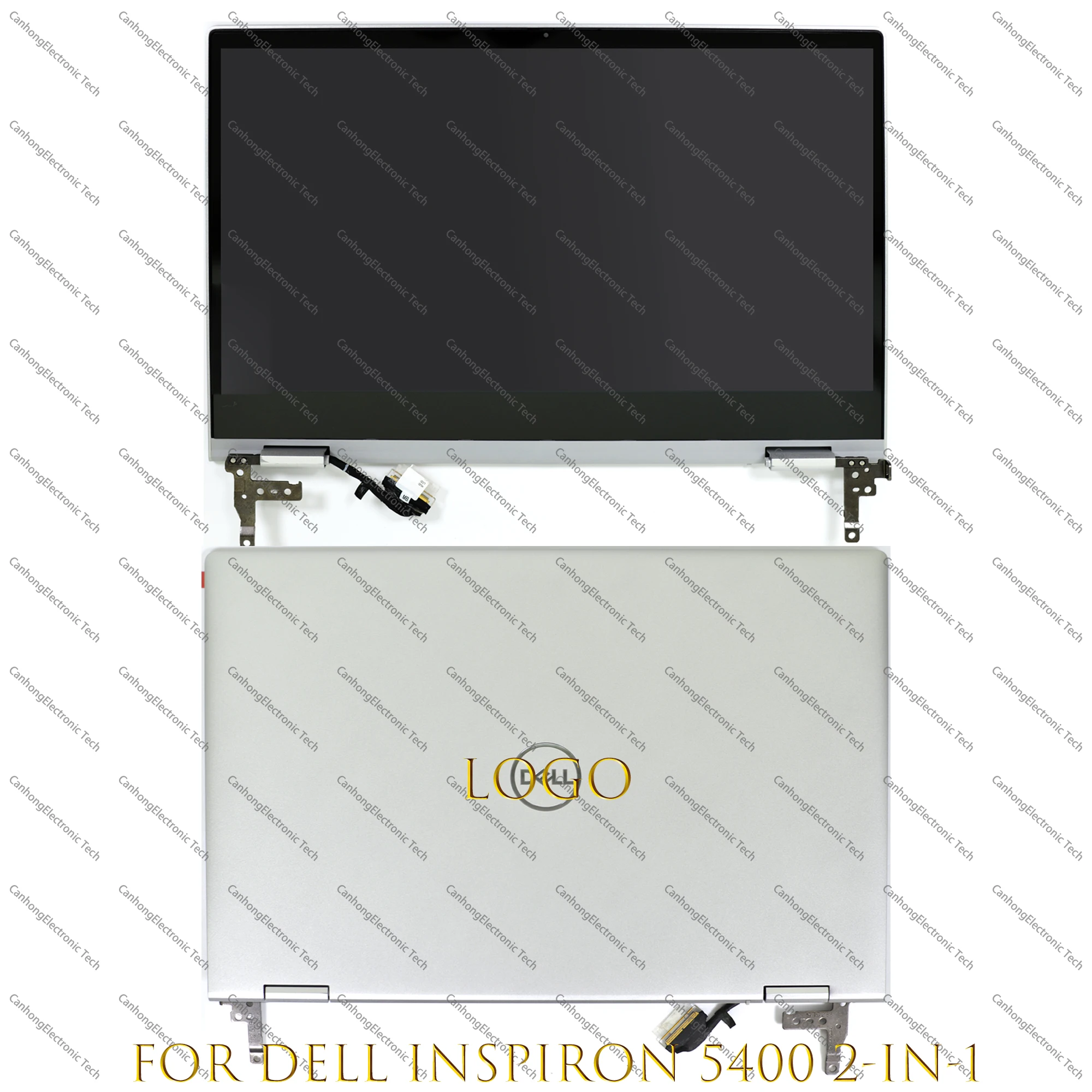 14-Inch LCD Touch Screen Digitizer Replacement Assembly With Hings FHD 1920*1080 For Dell Inspiron 5400 2-in-1 P126G P126G002