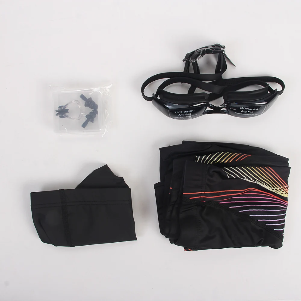 Мужской комплект для плавания Mesuca быстросохнущие шорты с очками в багажнике