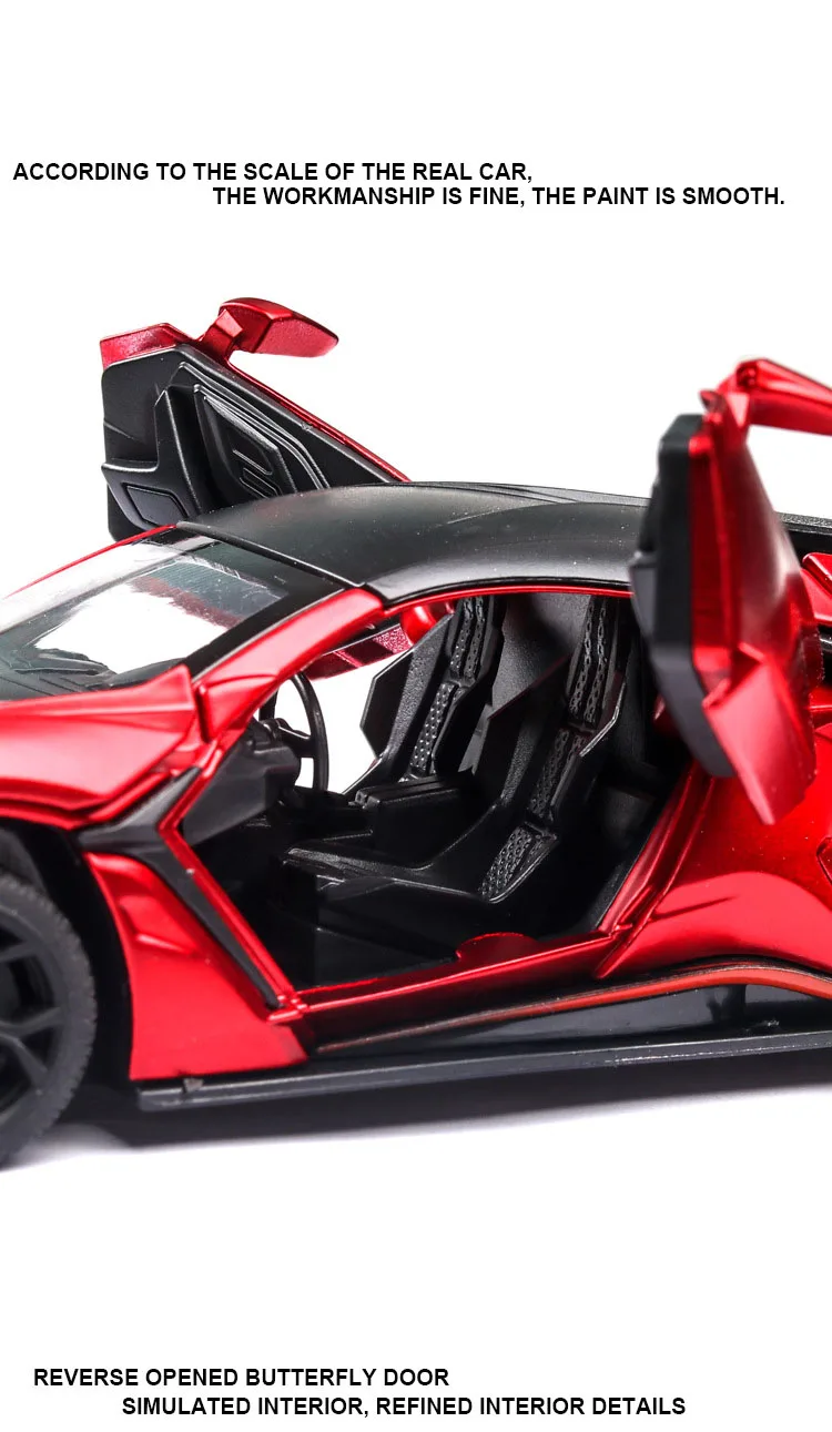 Литая 1:32, новинка, Lyken, Спортивная модель автомобиля, металлический сплав, автомобиль, моделирование, оттягивающие назад, автомобили, игрушки для детей, подарки для детей