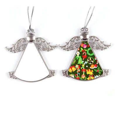 15pcs/lots Blank Sublimation Christmas Decoration Pendant for Sublimation INk Transfer Printing Heat Press DIY Gifts Craft Print