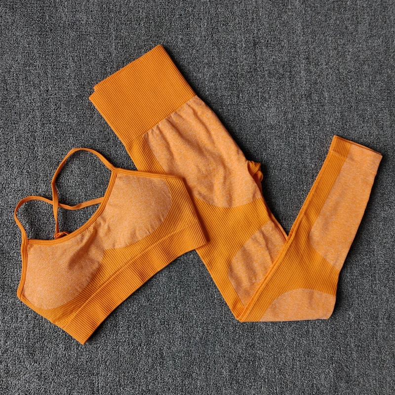 Комплект спортивный женский для фитнеса S/M/L/XL/XXL/XXXL/4XL полиэстер|Комплекты йоги| |