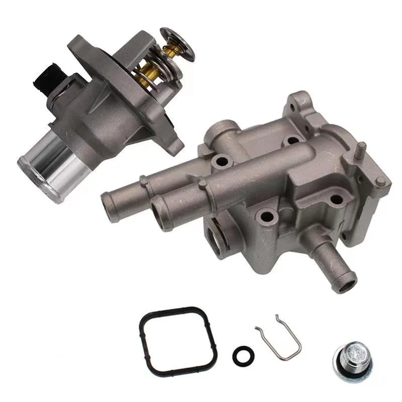 Термостат охлаждающей жидкости двигателя и алюминиевый корпус 96984103 96984104 для Opel