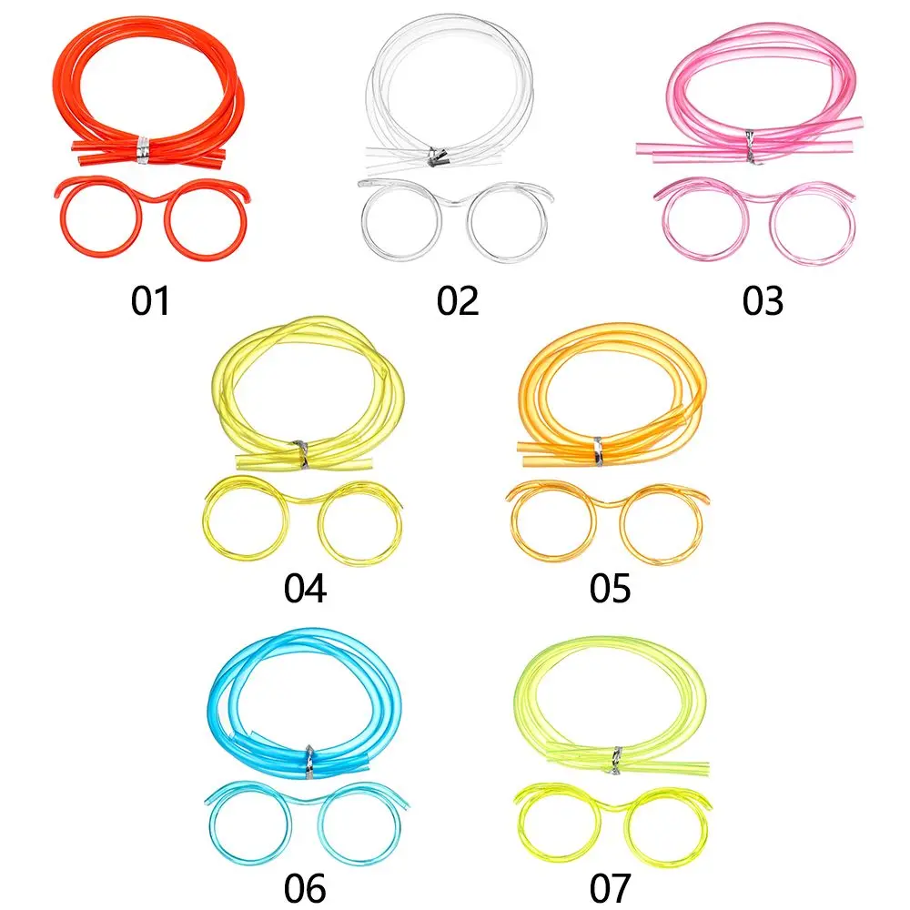Hot Flexible DIY Accessories Soft Party Supplies Drinking Glasses Straw Funny Toy | Disposable Straws