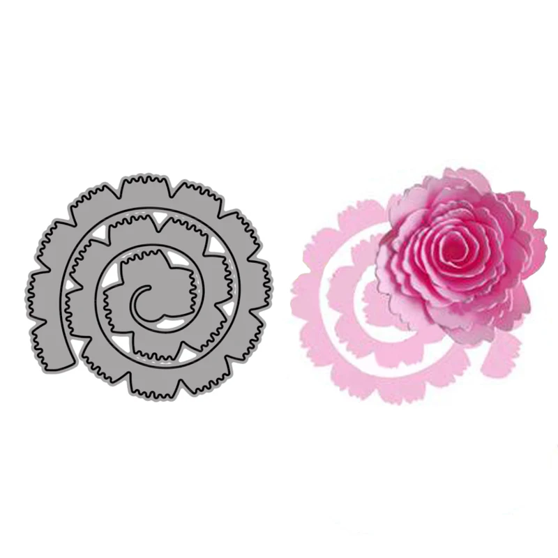 

Flowers Metal Cutting Dies For Scrapbooking Craft Die Cut Card Making Embossing Stencil Decorations Photo Album