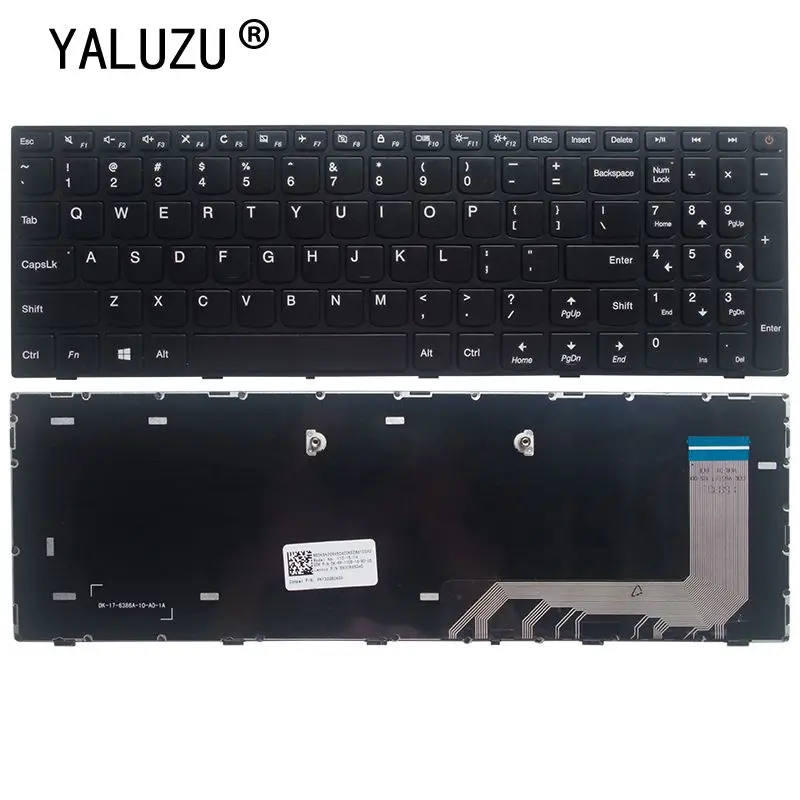 Новая английская клавиатура для ноутбука Lenovo IdeaPad 110-15ISK 110-17ACL 110-17IKB 110-17ISK замена