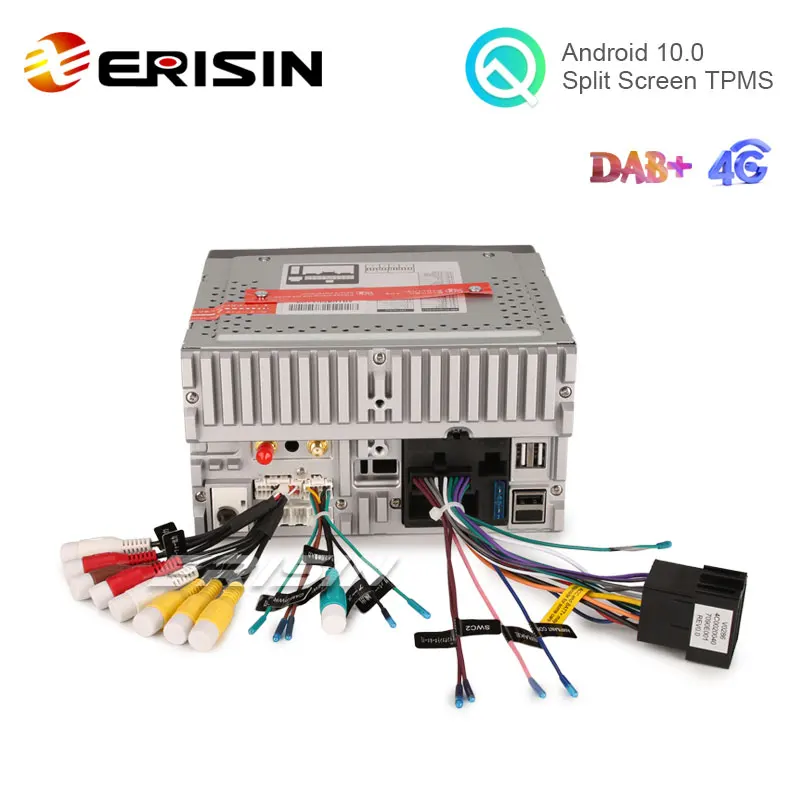 Erisin ES5137U 6.95&quot 2Din Android 10.0 Car Stereo GPS WiFi 4G DAB+ DVR OBDII Radio RDS TPMS DVD|Автомагнитолы| |