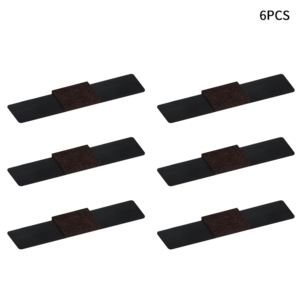 

6pcs Noise Reduction Black Easy Use Self Adhesive Furniture Accessories Anti Scratching Chair Leg Floor Protectors Magic Sticker