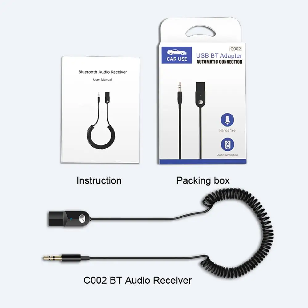 5 0 Bluetooth аудио приемник передатчик микрофон AUX USB разъем 3 мм для ТВ ПК наушники