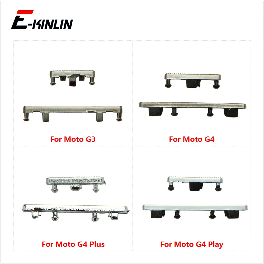 Кнопка включения/выключения громкости кнопка звука полный комплект для Motorola Moto G