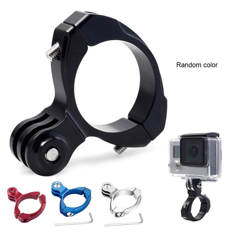 

31.8mm Bike Bicycle Clip Holder Action Camera Handlebar Seat Mount Clamp for GoPro Hero5/4 LDF668