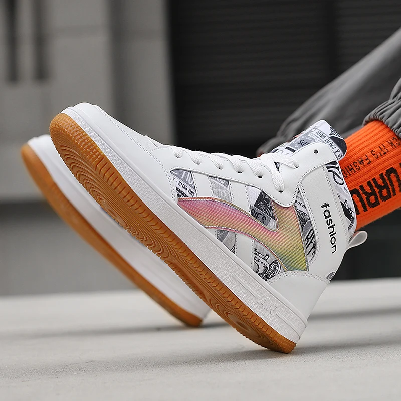 

Men's and women's lovers high-top sports shoes training shoes basketball shoes youth trendy shoes