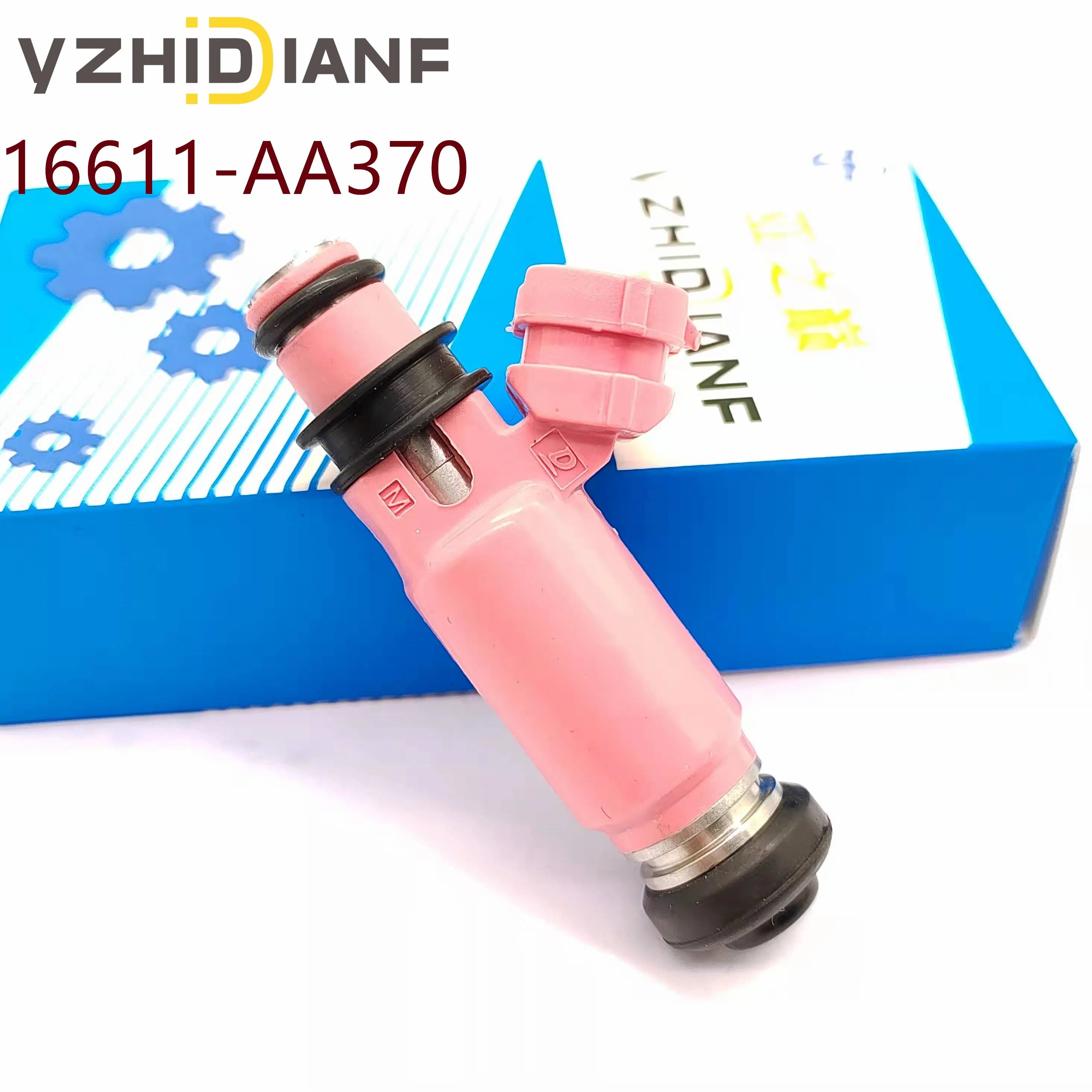 

1x 1955003910 New Pink 565cc Fuel Injectors For STI-WRX Forester-16611-AA370 195500-3910 16611AA370 Car Parts
