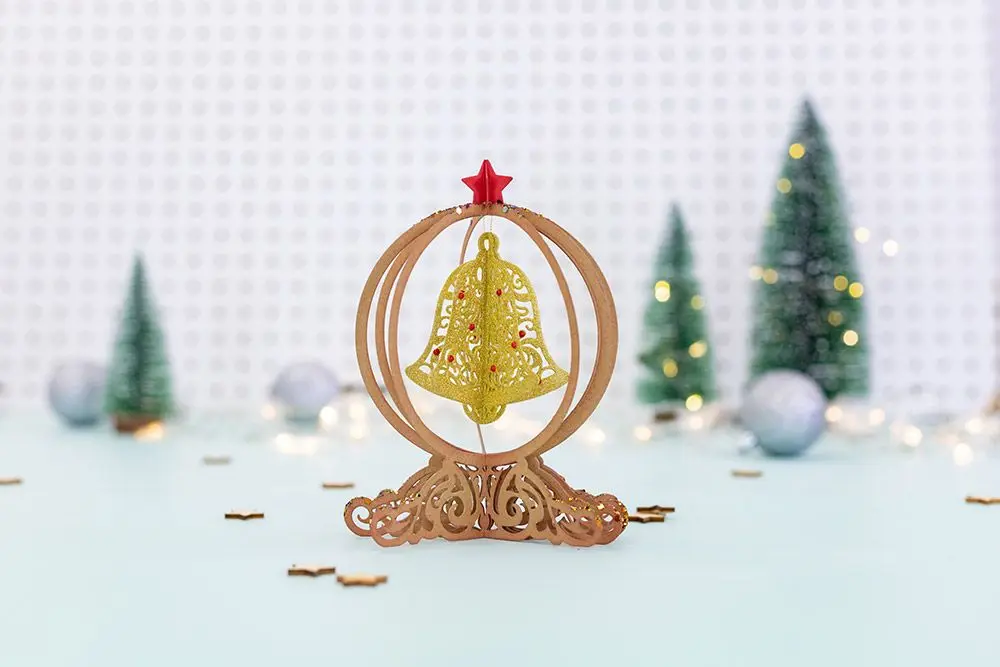 Рождественская элегантная упаковка металлические Вырубные штампы форма для