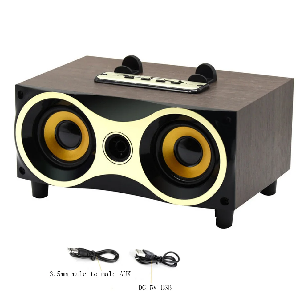 

Portable Desktop Wireless Speaker Subwoofer Stereo Bluetooth Speakers Support FM Radio MP3 AUX USB For Mobile Phones TV Computer