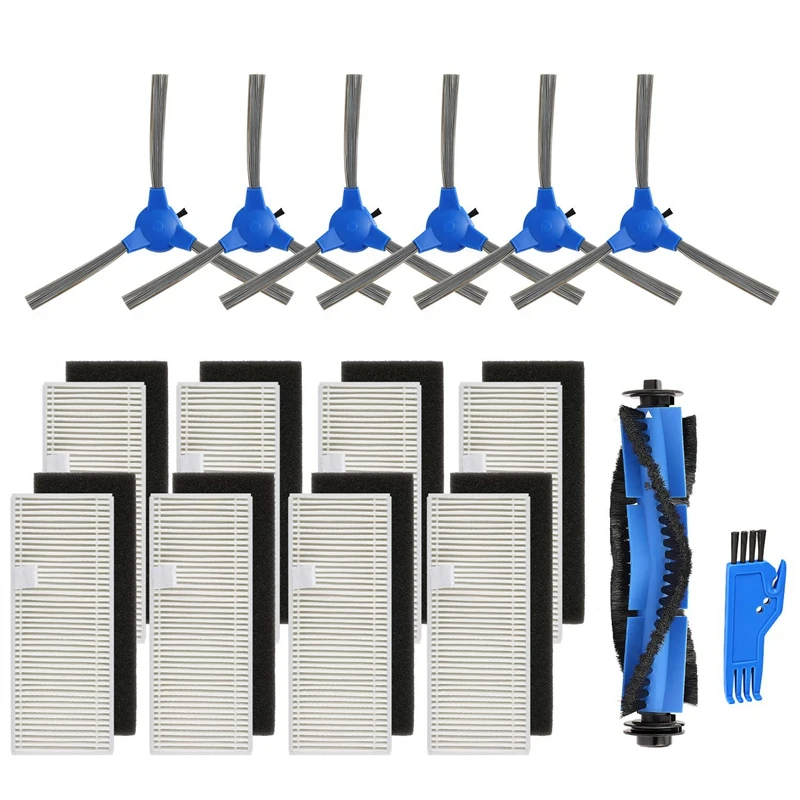 

AD-Replacement Kit для Eufy Robovac 11S Robovac 30 Robovac 30C Robovac 15C Robovac 12 аксессуары, вакуумный фильтр, боковая щетка, Ro