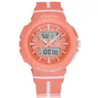 Цифровые кварцевые женские спортивные часы с секундомером для девочек милые розовые электронные Водонепроницаемые силиконовые женские наручные часы женские часы