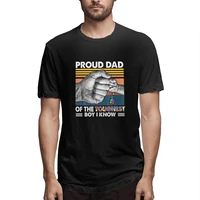proud dad of the toughest boy i know autism awaren graphic tee mens short sleeve t shirt funny cotton tops