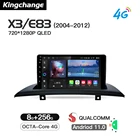 Kingchange Восьмиядерный Android 11 автомобильный видеоплеер с навигацией мультимедийный для BMW X3 E83 2004 - 2012 радио стерео BT GPS Wifi Аудио