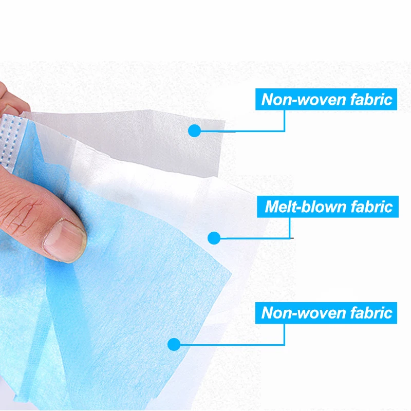 10-200 шт. одноразовые черные медицинские маски для лица | Красота и здоровье