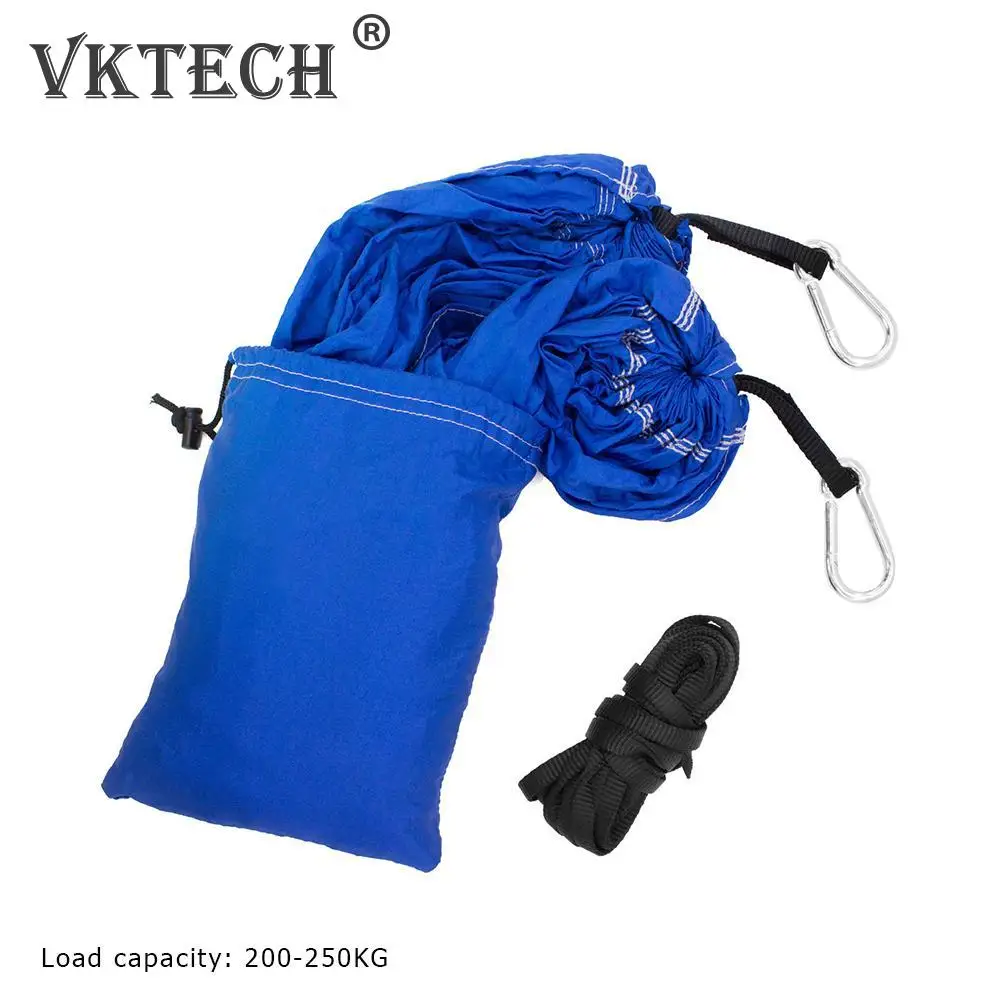 

Adult Camping Outdoor Backpacking Nylon Double Person Hammock Travel Survival Hunting Sleeping Bed Canvas Hanging Bed