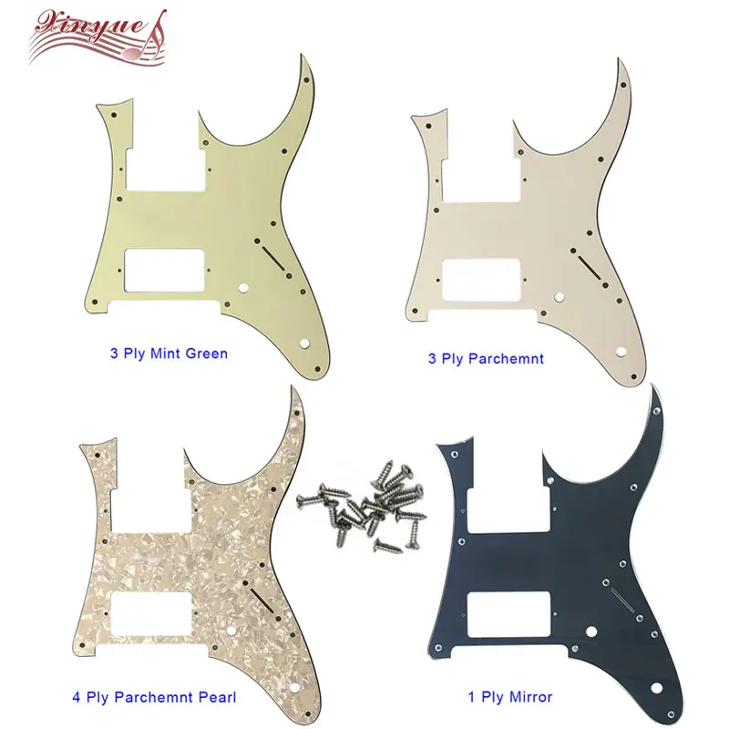 Pleroo гитары Запчасти 10 винты для отверстий MIJ Ibanez RG350MZ хамбакер HH пикап защитная