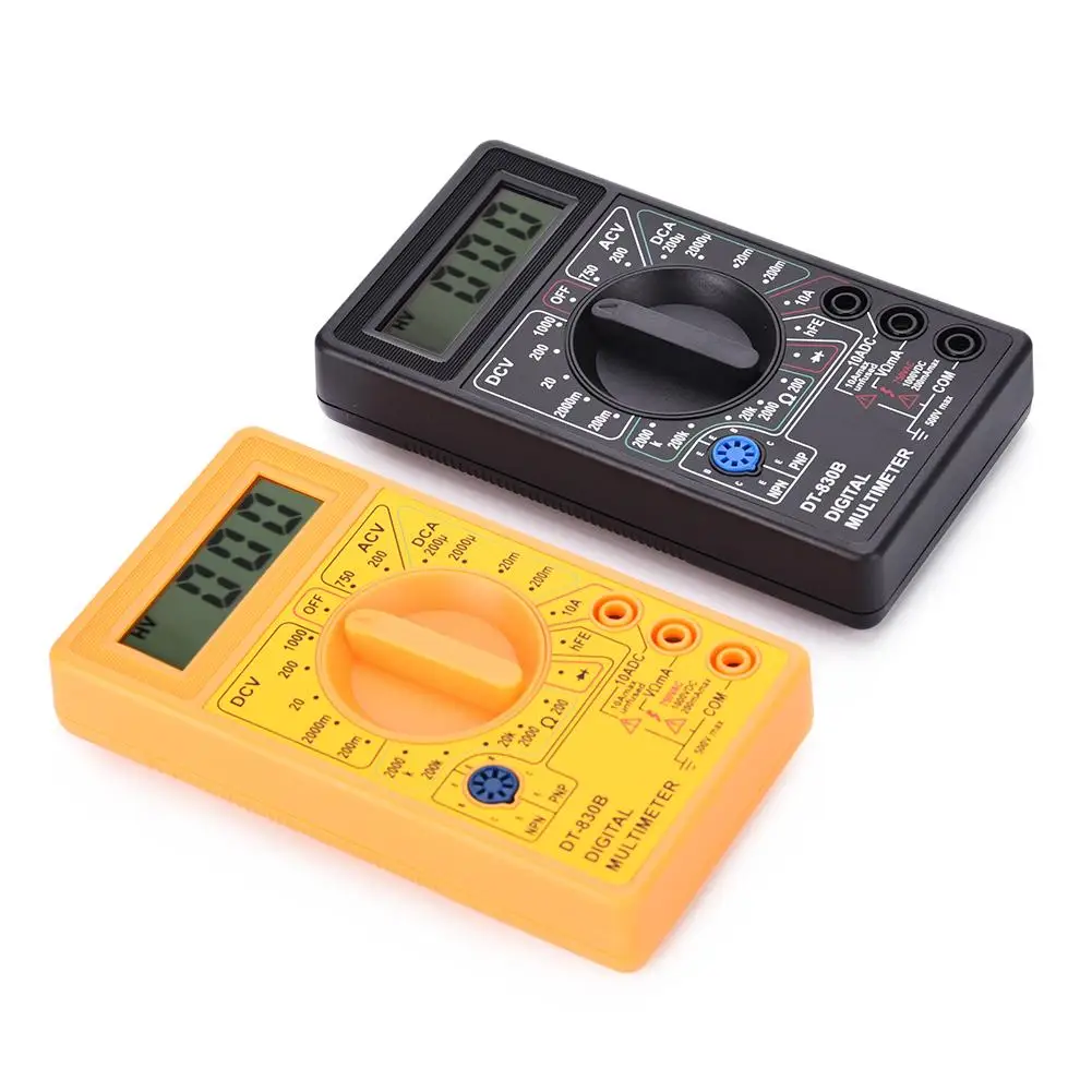 

Цифровой мультиметр DT830B/DT832, измеритель напряжения и сопротивления переменного/постоянного тока с зуммером