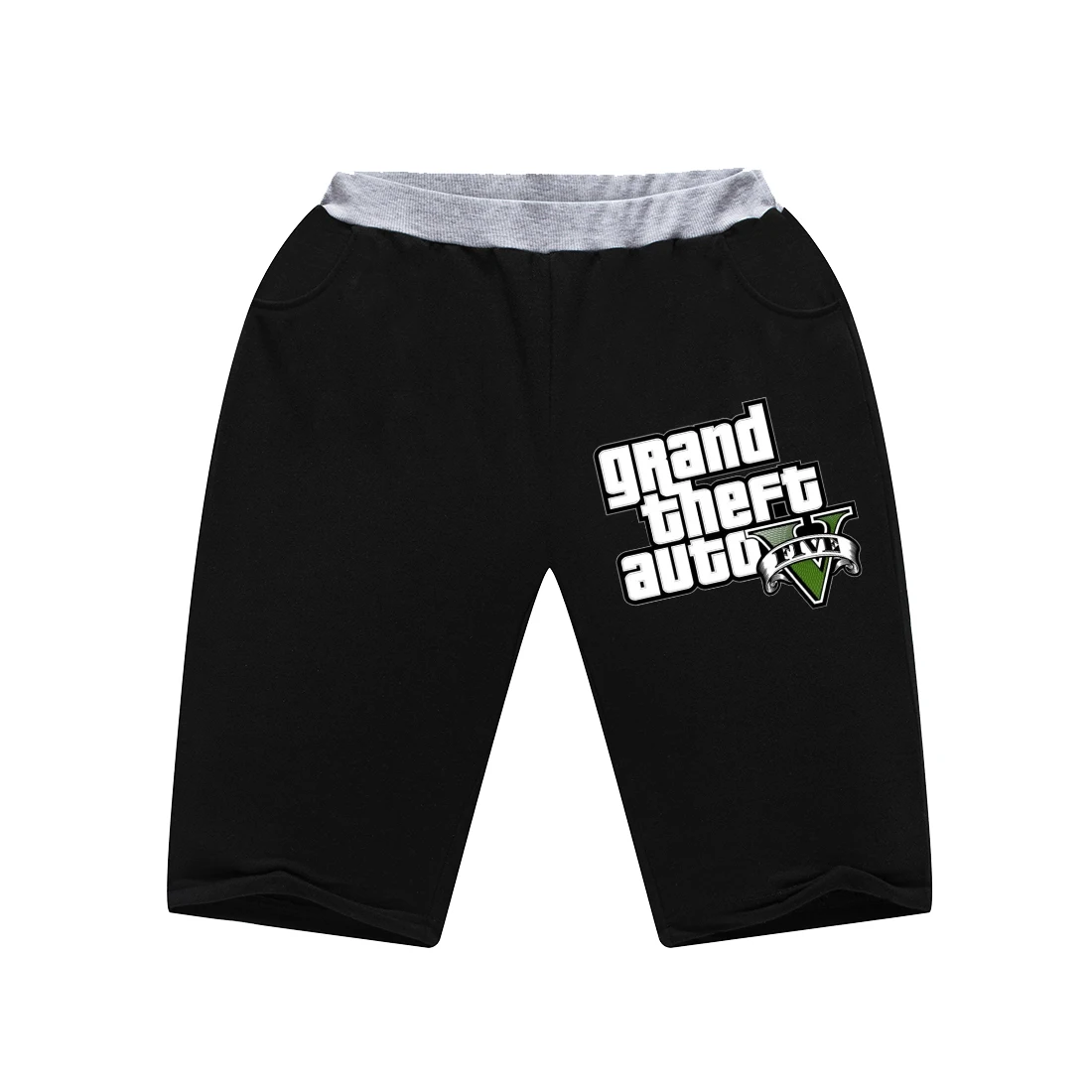 Новые летние футболки детская одежда для мальчиков с принтом «Grand Theft Auto GTA 5» хлопковые футболки с короткими рукавами Топы для малышей, Детская толстовка с капюшоном