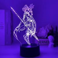 led genshin impact night light anime character sunset light interior party decoration independent childrens gift