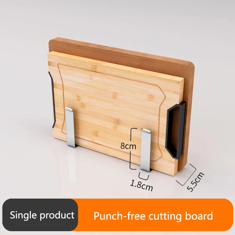Chopping rack 304 кухонная стойка из нержавеющей стали, полка для кухонной утвари, настенная разделочная доска, стойка для инструментов кухонная техника - Цвет: Chopping rack