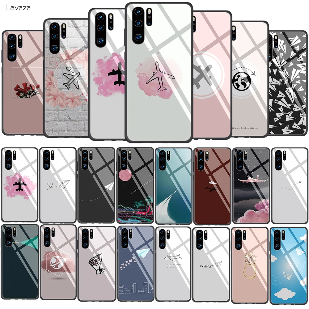 Lavaza Мультфильм Воздушный самолет на заказ закаленное стекло мягкий чехол для Huawei