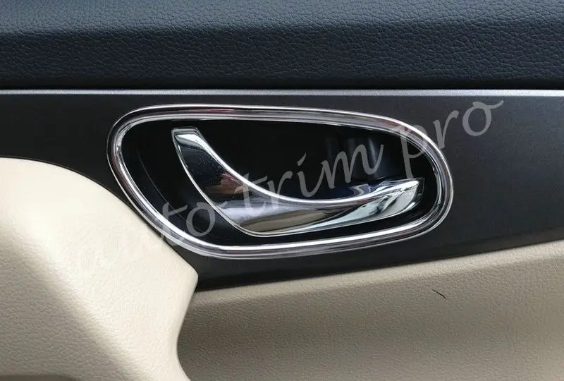 Подходит для Qashqai J11 2014 2015 2016 2017 2018 Аксессуары хромированная внутренней дверной