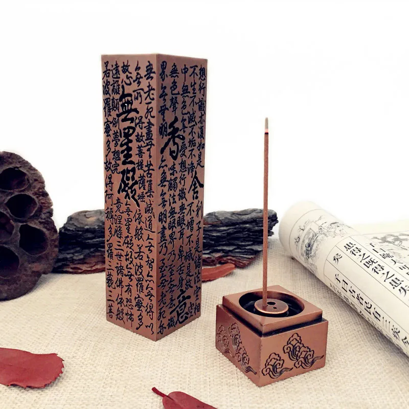 13 см антипуевая медная горелка палочки для благовоний печь Гуаньинь бамбук
